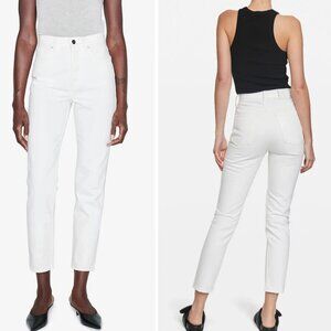 Anine Bing Sonya Jean in Off White, Size 29, 100% Cotton, EUC